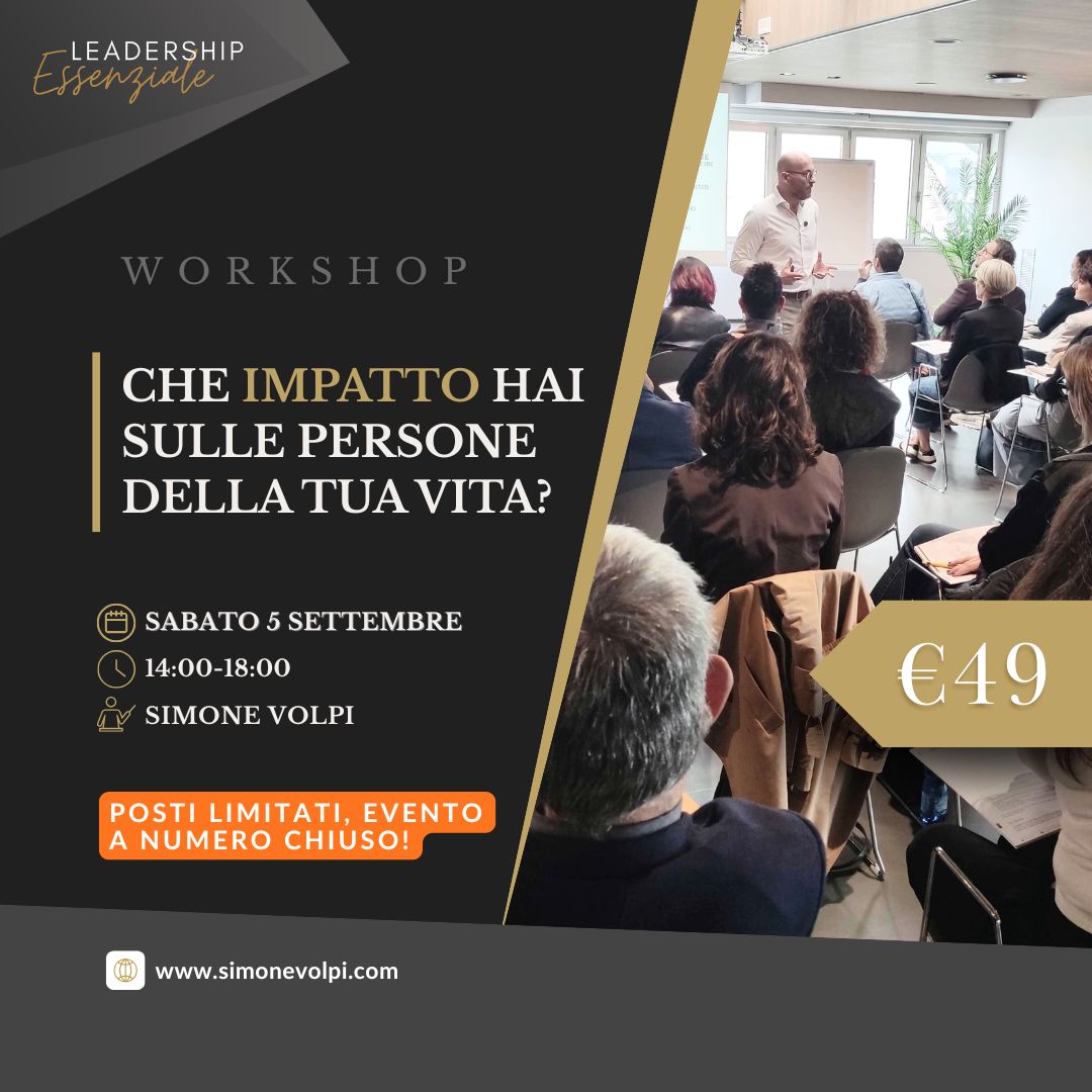 workshop leadership essenziale 5 settembre